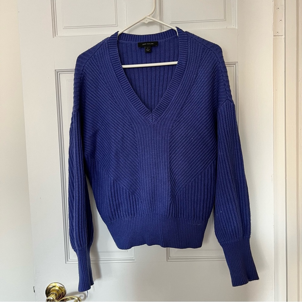 Blue Ann Taylor sweater